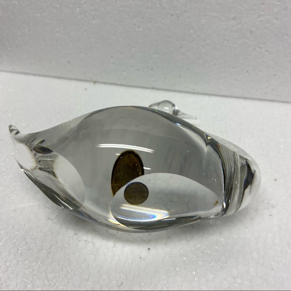 Vintage Kosta Leaded Glass Swan Figurine Sweden - Picture 6 of 8